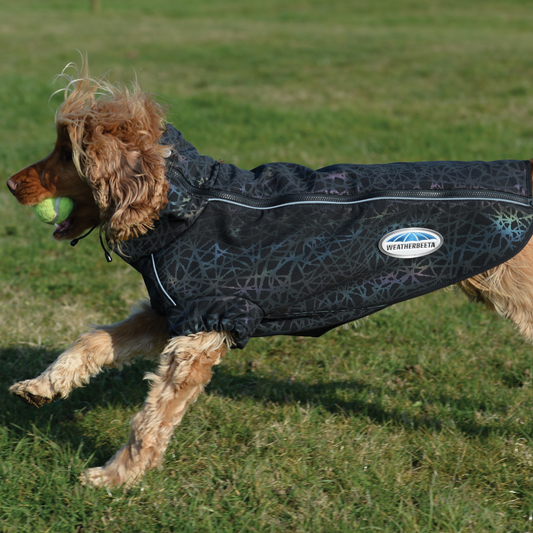 Weatherbeeta Comfitec Reflective Print Active Dog Coat