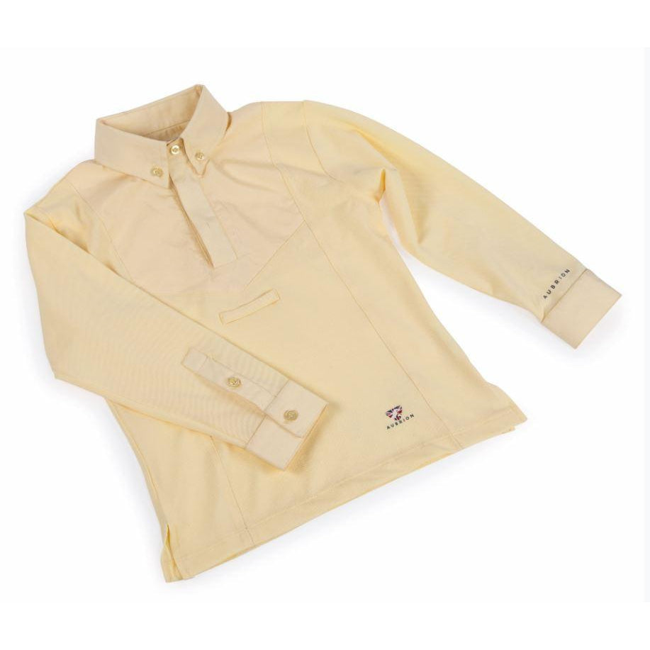Shires Aubrion Childs Long Sleeve Tie Shirt