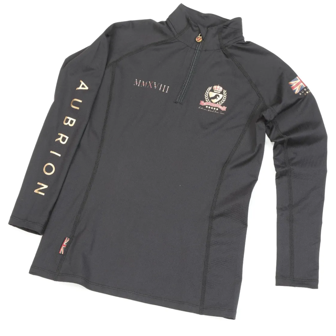 Shires Aubrion Team Long Sleeve Girls Base Layer