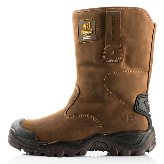 Buckbootz BSH010BR Safety Rigger Boot