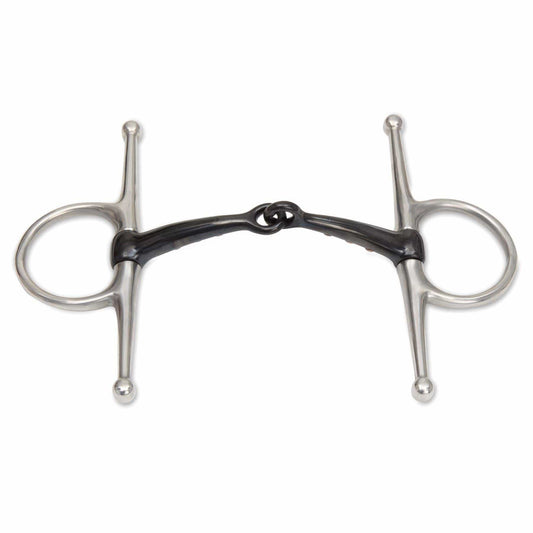SHIRES Iron Snaffle de mejilla completa