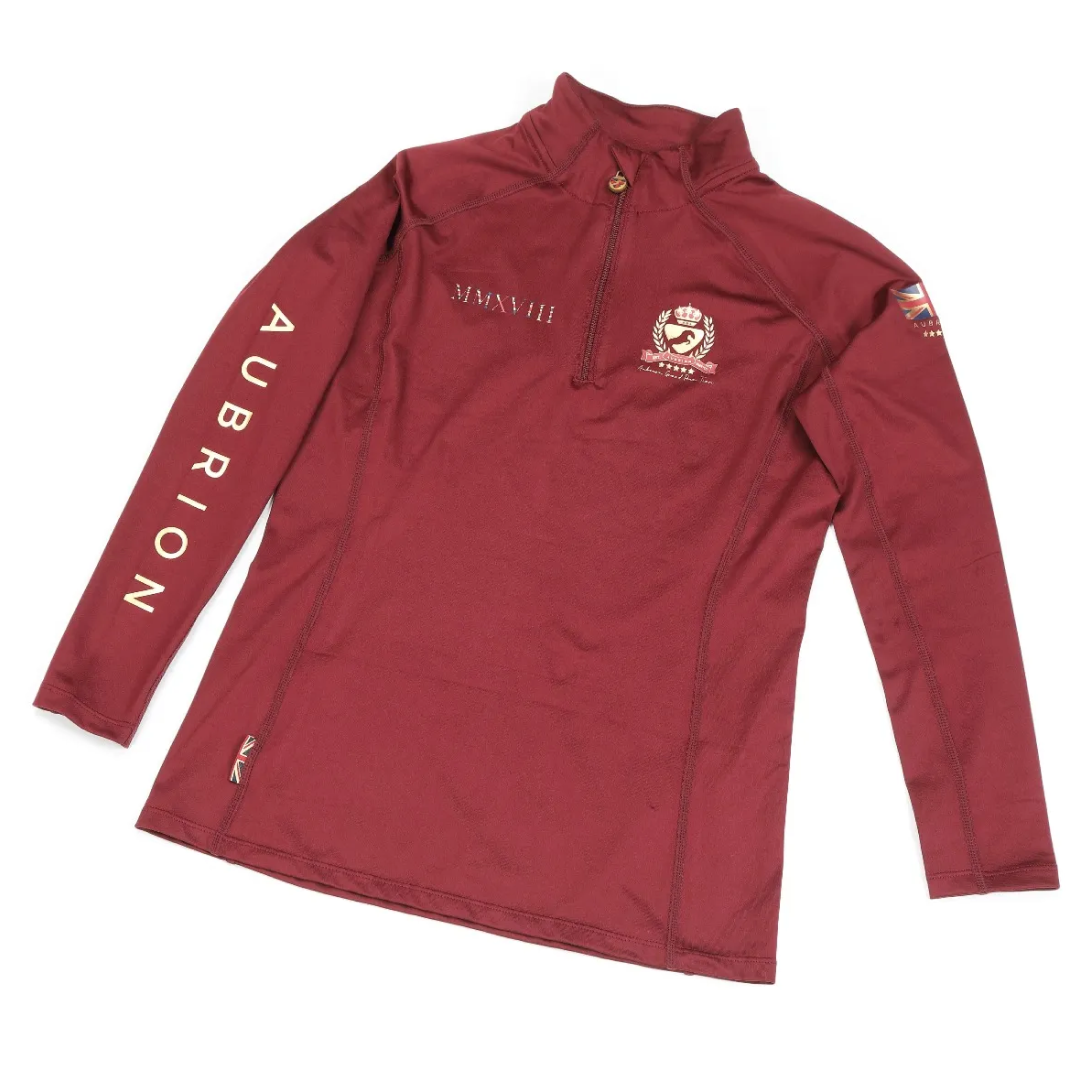 Shires Aubrion Team Long Sleeve Girls Base Layer