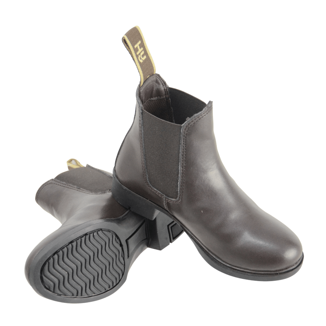 HyLAND Beverley Synthetic Combi Leather Jodhpur Boot - Adults