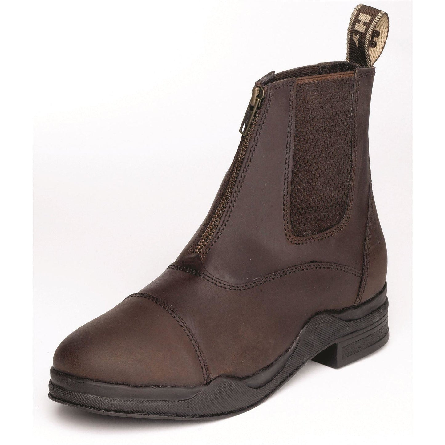 HyLAND Wax Leather Zip Boots