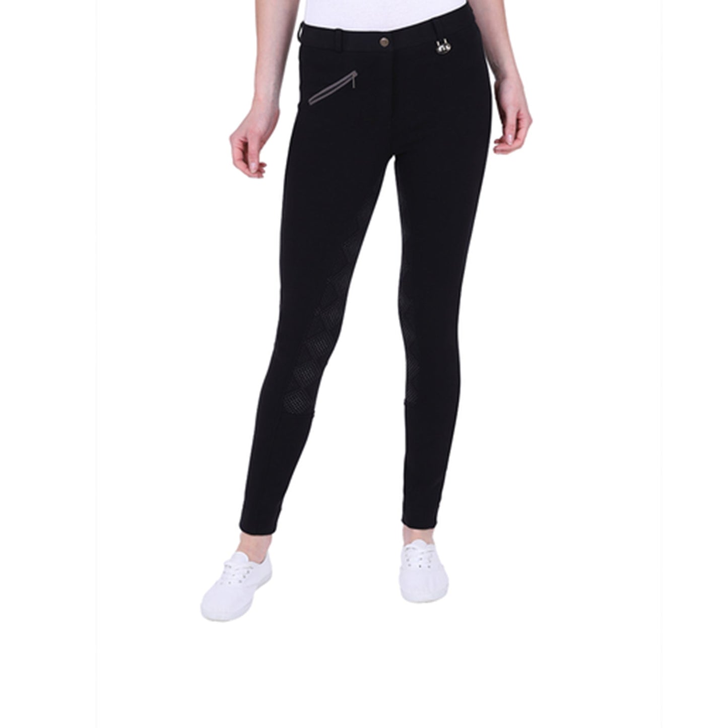 GS Equestrian Carol Childrens Two Tone Silicone Full Seat Jodhpurs