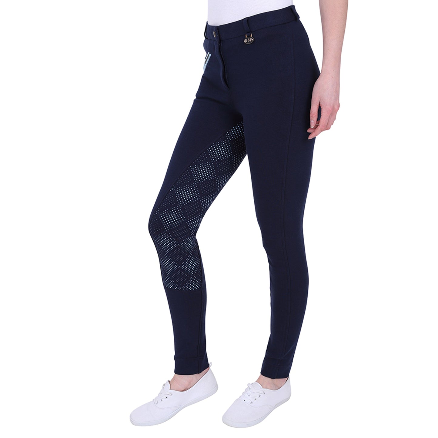 GS Equestrian Carol Childrens Two Tone Silicone Full Seat Jodhpurs