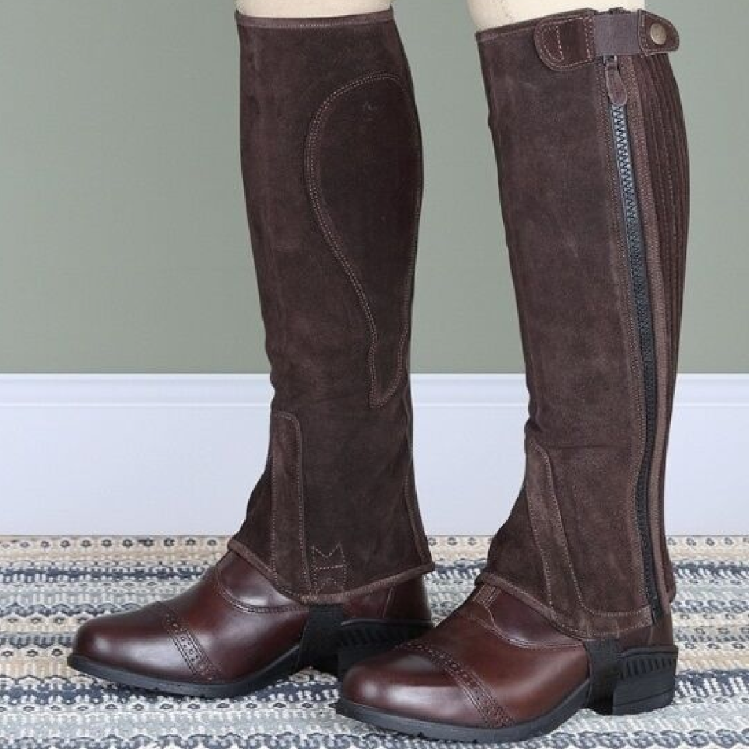 Shires Moretta Suede Half Chaps