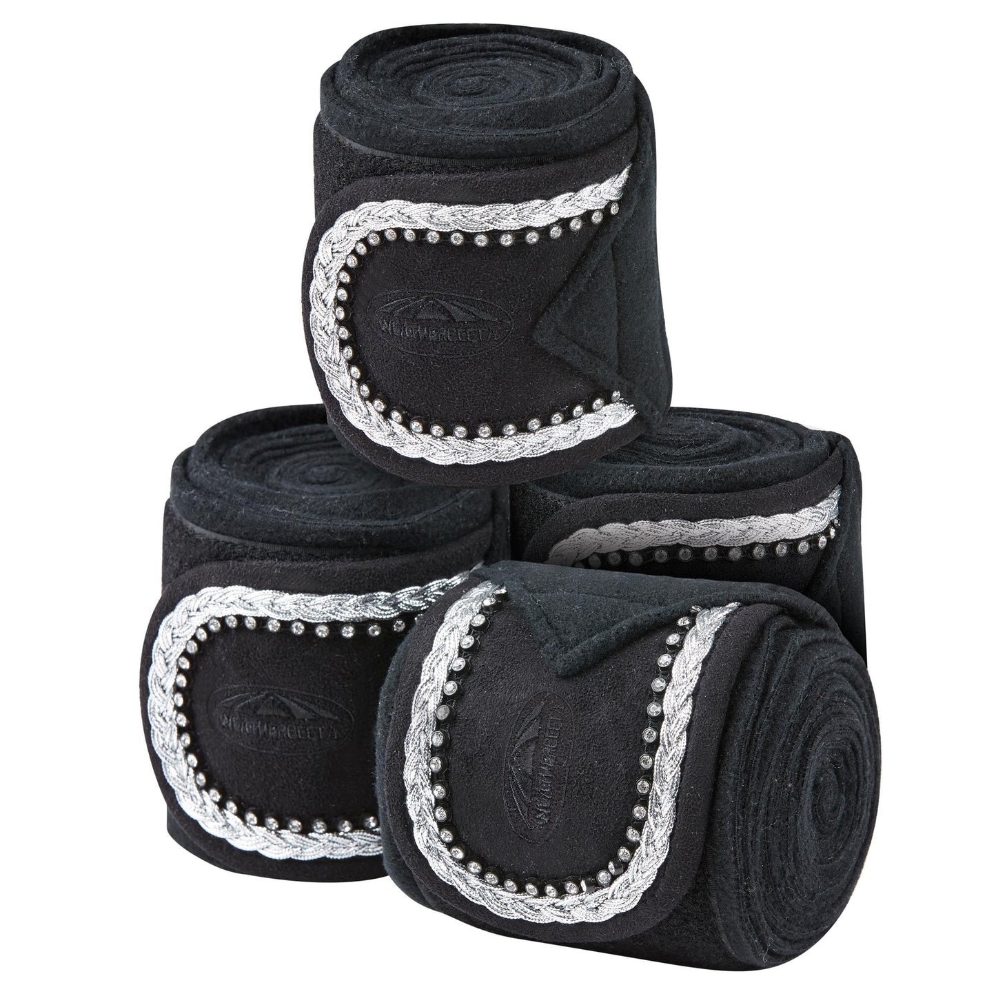 Weatherbeeta Fleece Bling Bandage 4 Pack