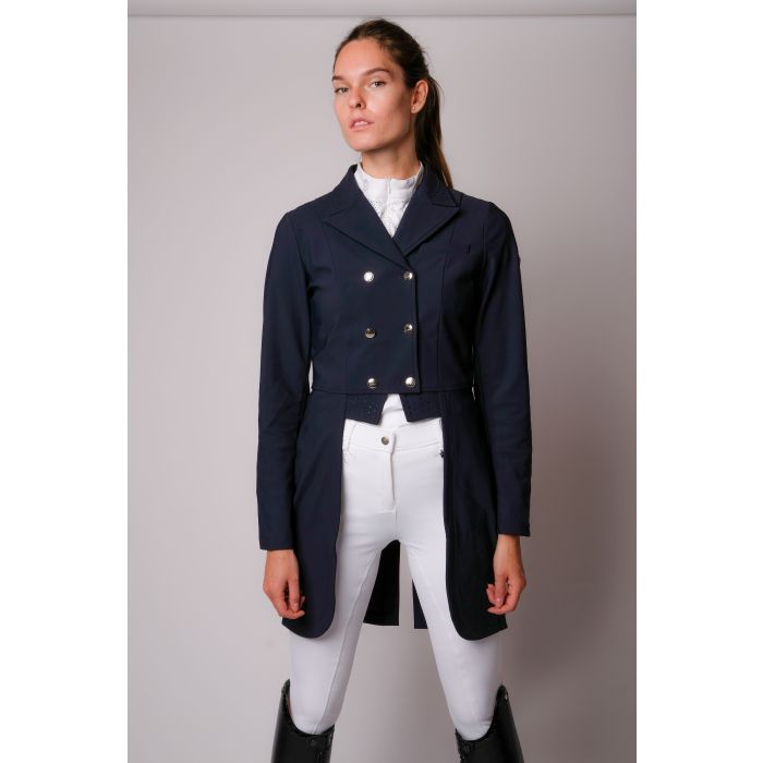 Montar Long Navy Tail Coat