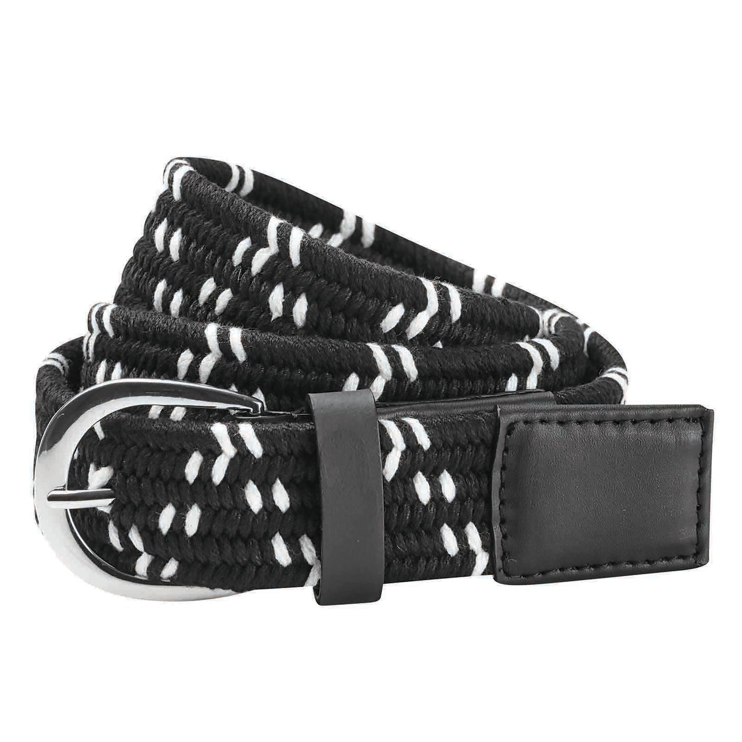 Dublin Black Elastic Belt