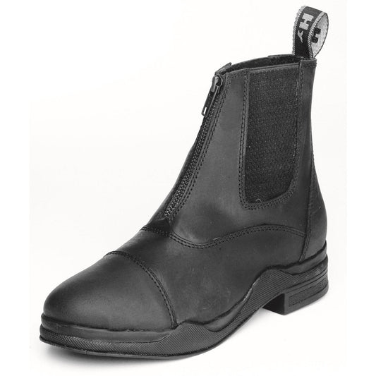 HyLAND Wax Leather Zip Boots
