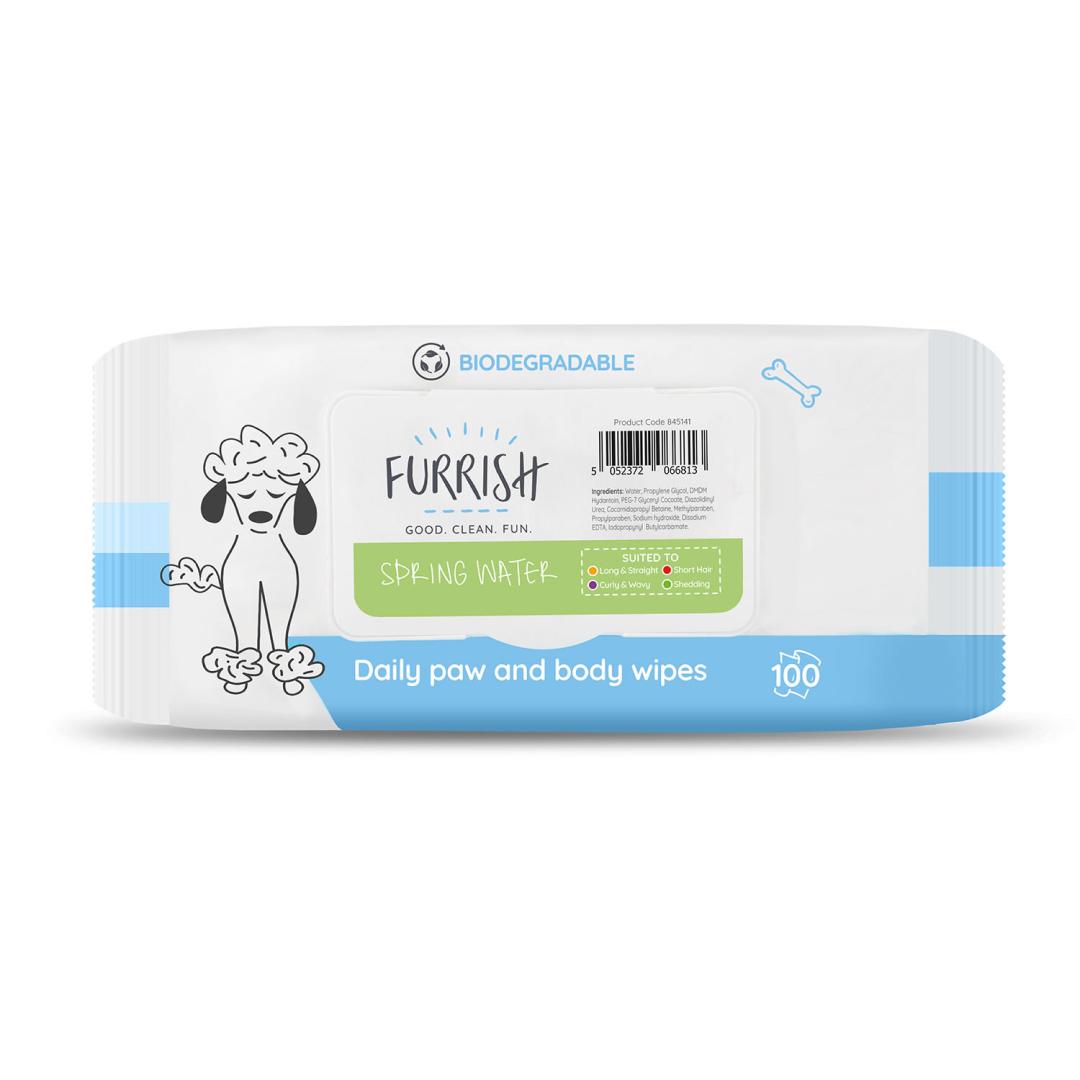 Furrish Daily Paw & Body Wipes