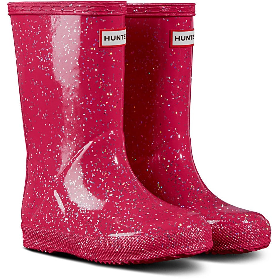 Hunter Kids First Classic Giant Glitter Rain Boots