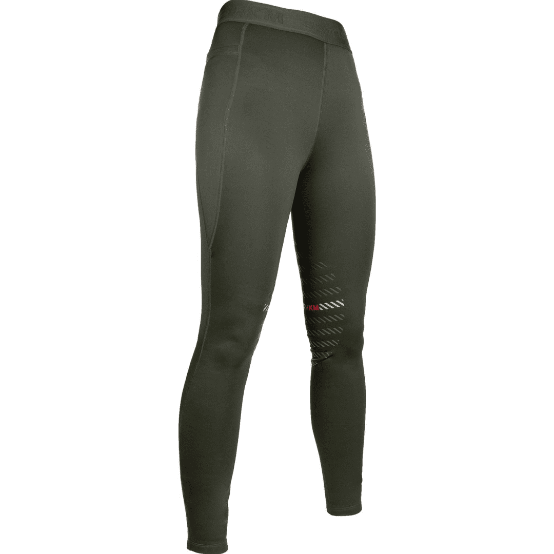 HKM Sports Silicone Knee Patch Riding Leggings