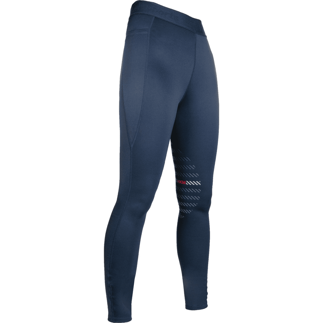 HKM Sports Silicone Knee Patch Riding Leggings