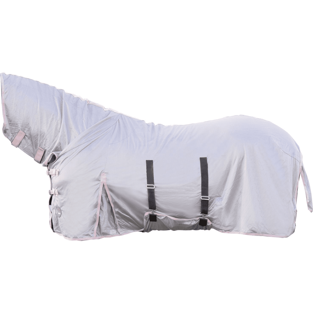 HKM Grey Fly Rug With Neck