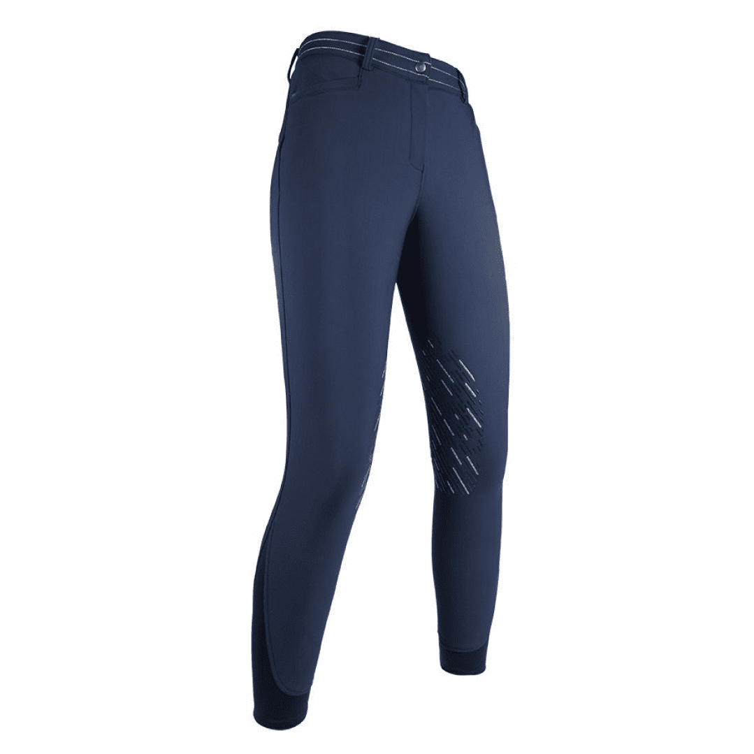 HKM Softshell Elegance Style Silicone Knee Patch Riding Breeches