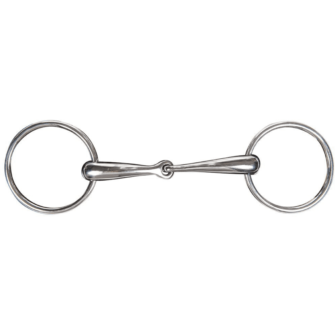HKM Stainless Steel Loose ring anatomic snaffle 18mm