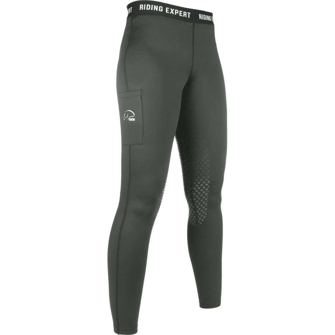 HKM Wien Style Silicone Knee Patch Riding Leggings