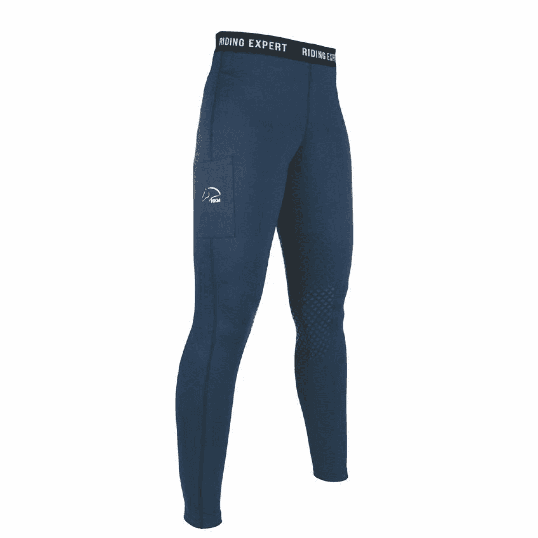 HKM Wien Style Silicone Knee Patch Riding Leggings