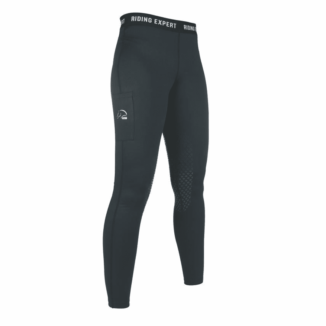 HKM Wien Style Silicone Knee Patch Riding Leggings
