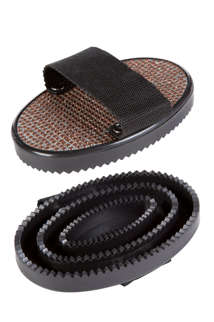 HKM Curry Comb With Rhinestones