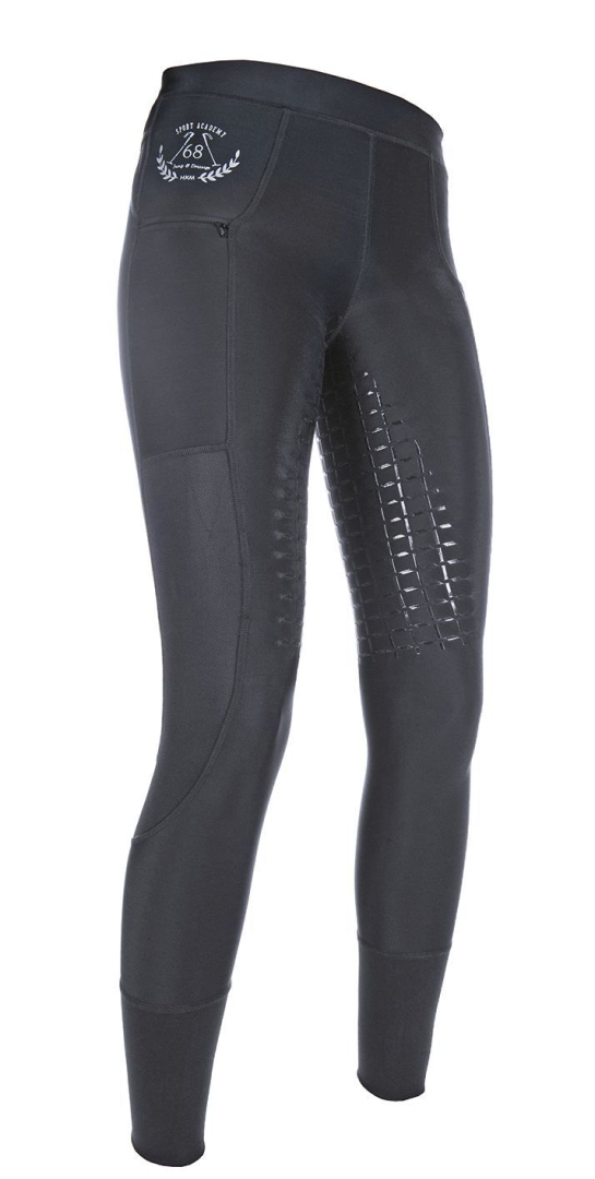 HKM Silicone Full Seat Mesh Riding Leggings