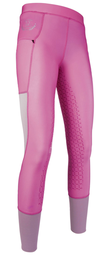 HKM Silicone Full Seat Mesh Riding Leggings