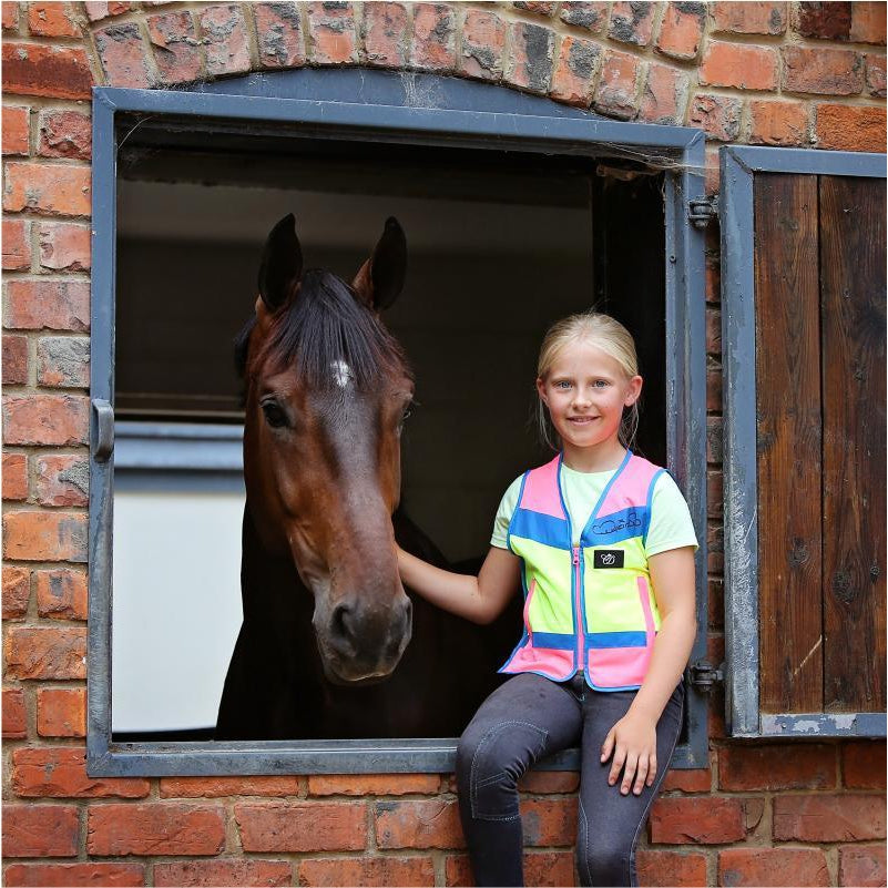 Equisafety Charlotte Dujardin Multi Mesh Childs Waistcoat