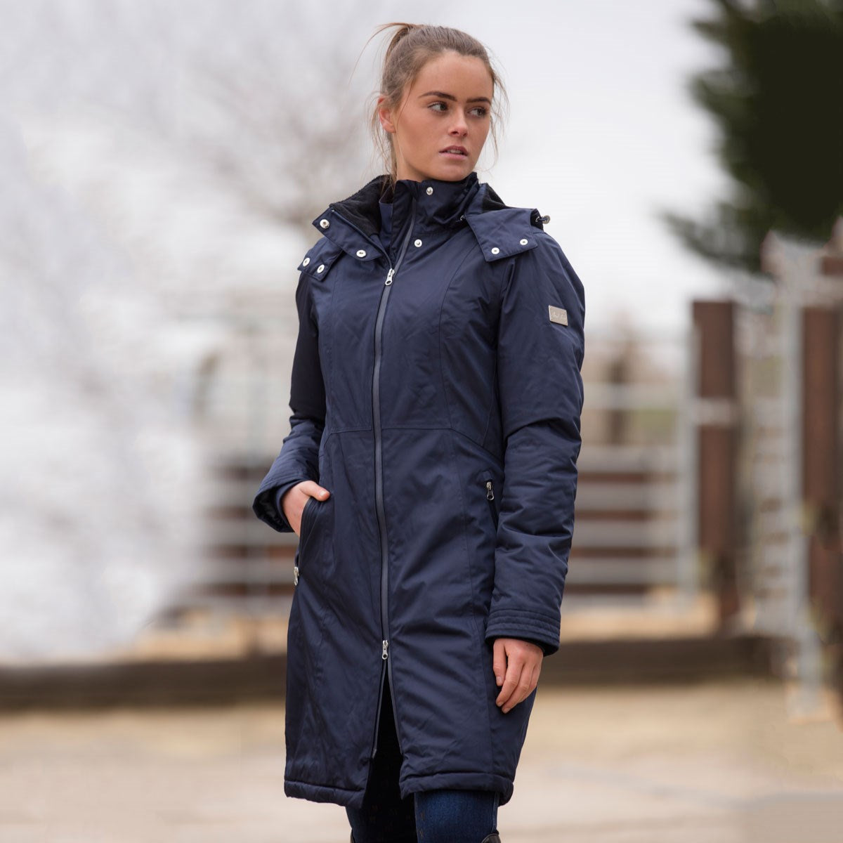 Mark Todd Ladies Performance Long Waterproof Coat
