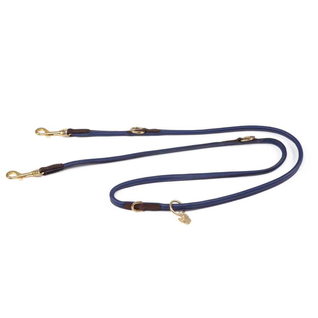 Shires Digby & Fox Rolled Leather Training Lead