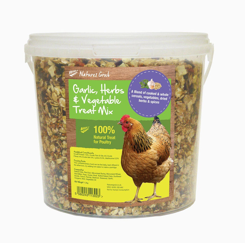 Nature's Grub Garlic Herbs & Vegetable Treat Mix