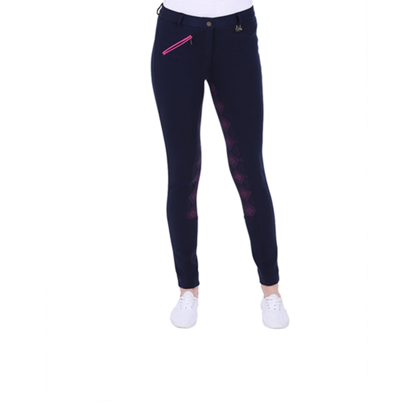 GS Equestrian Carol Childrens Two Tone Silicone Full Seat Jodhpurs