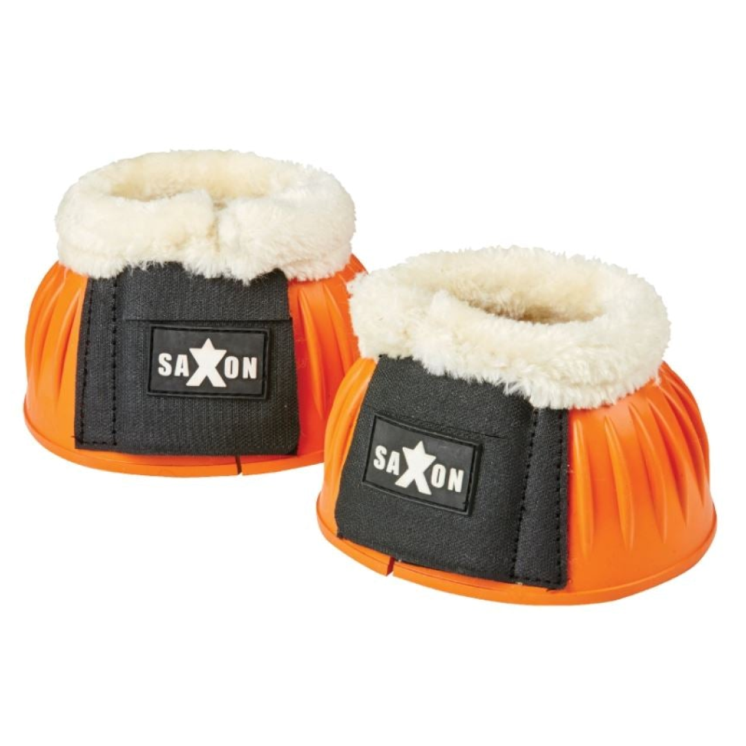 Saxon Fleece Trim Rubber Bell Boots