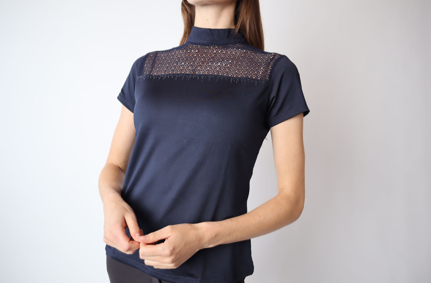 Montar Yasmin Knitted Lace Polo