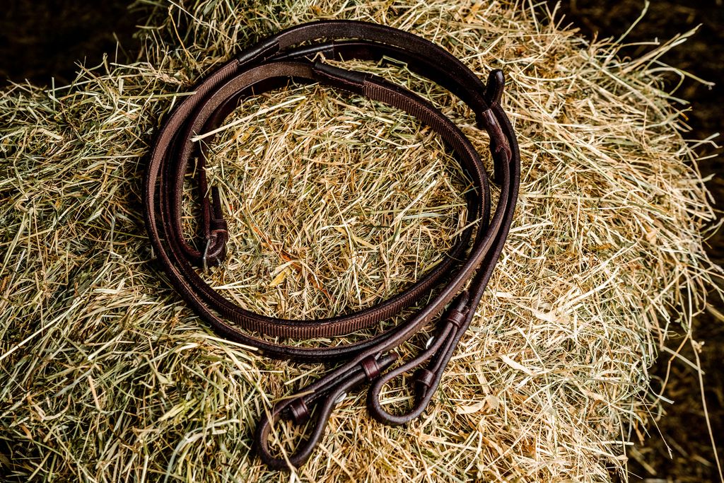 Mackey Classic One Sided Rubber Grip Reins