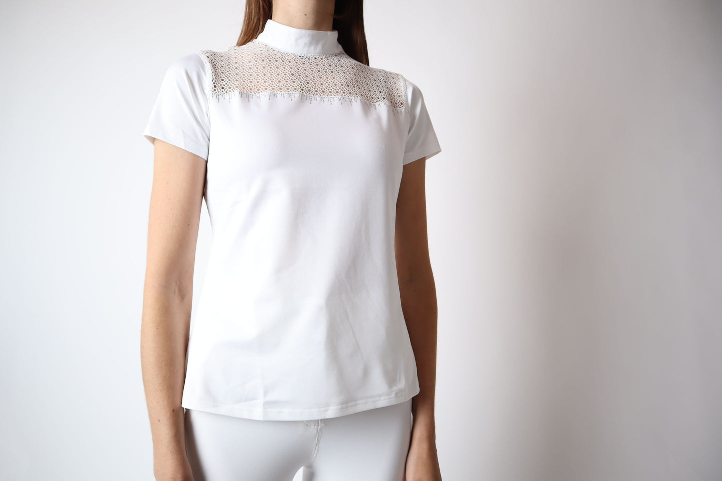 Montar Yasmin Knitted Lace Polo
