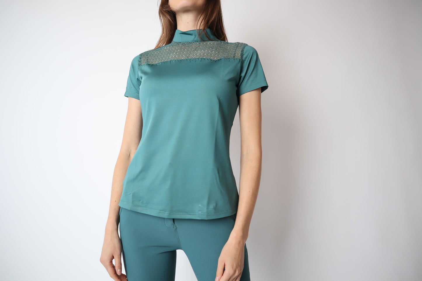 Montar Yasmin Knitted Lace Polo