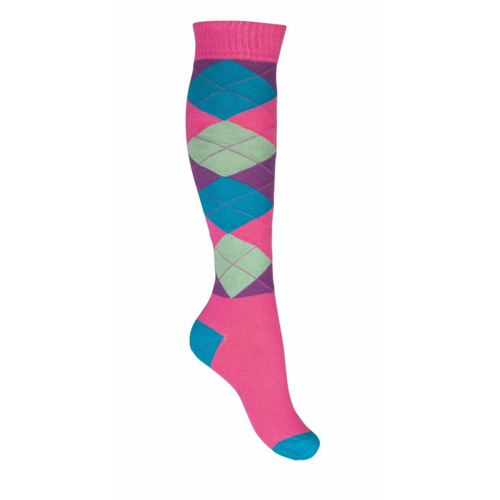 HKM Riding socks -Karo Happy-