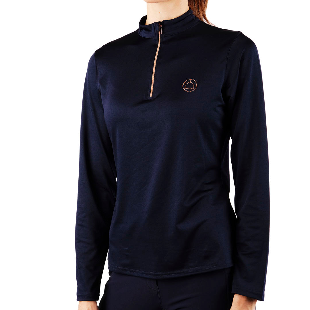 Montar Everly Junior Rose Gold Detail Long Sleeve Base Layer
