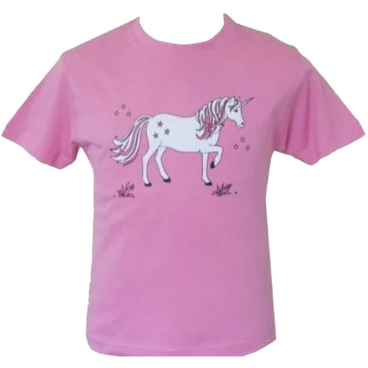 British Country Collection Dancing Unicorn Childs Tee