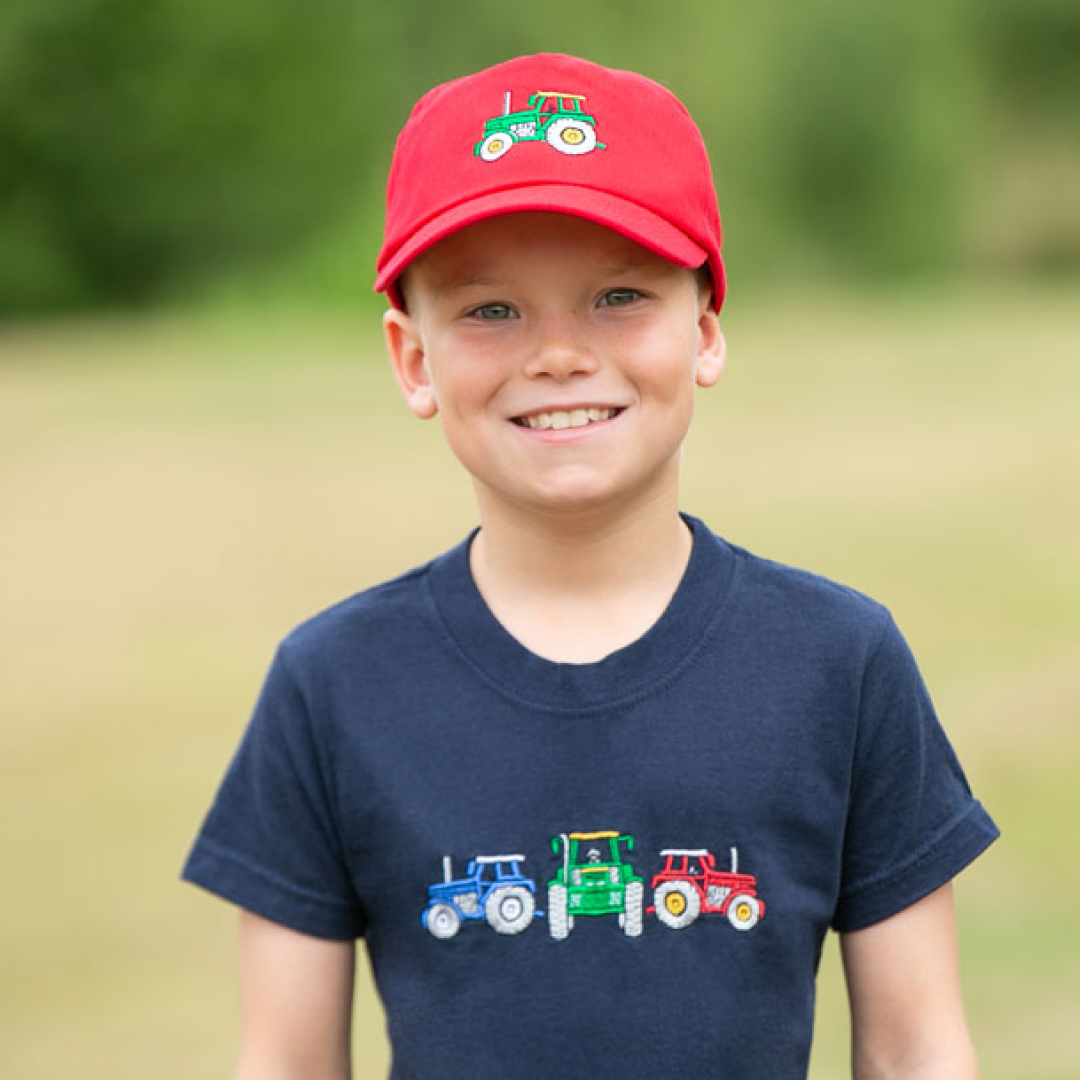British Country Collection Childrens Tractor Design Baseball Cap
