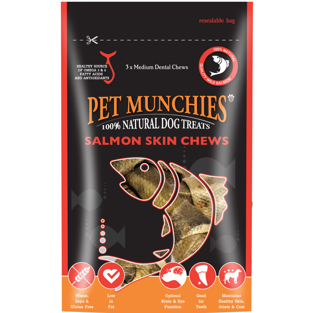 Pet Munchies Salmon Skin Chews
