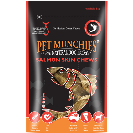 Pet Munchies Salmon Skin Chews