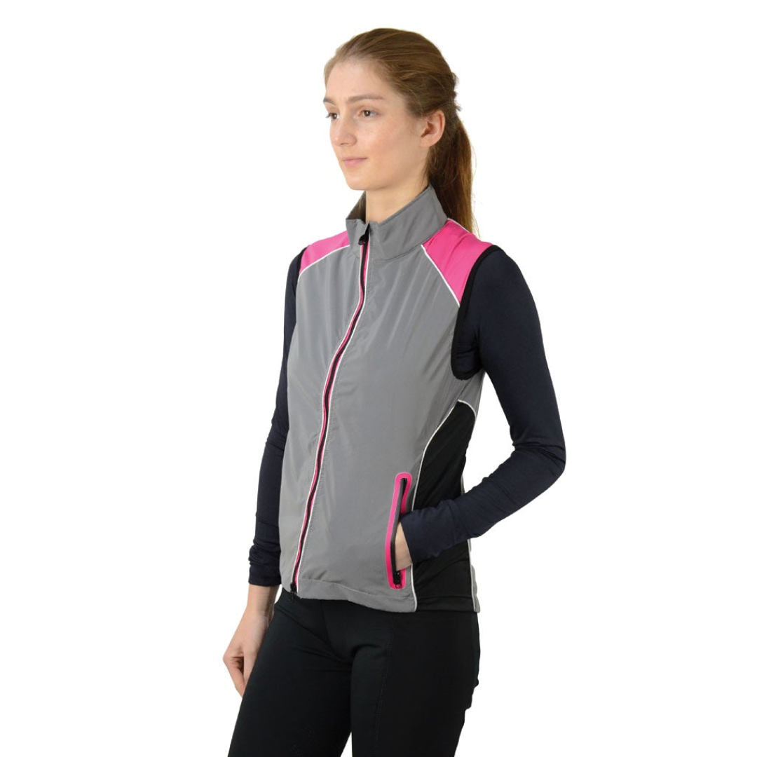 Hy Equestrian Silva Flash Two Tone Reflective Gilet