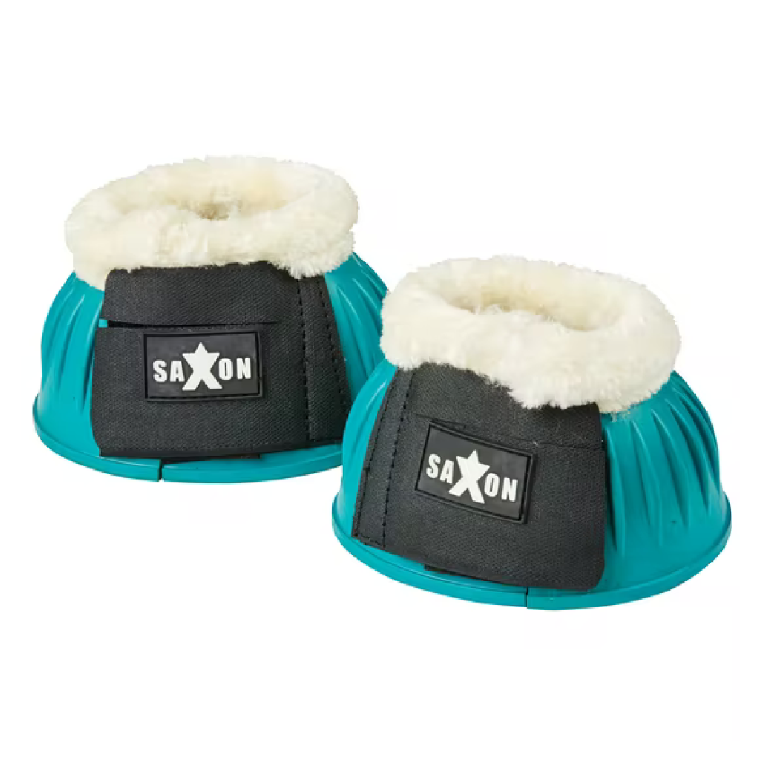 Saxon Fleece Trim Rubber Bell Boots