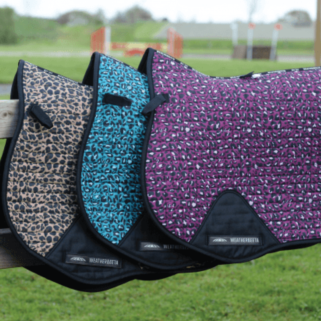 Weatherbeeta Prime Leopard All Purpose Saddle Pad