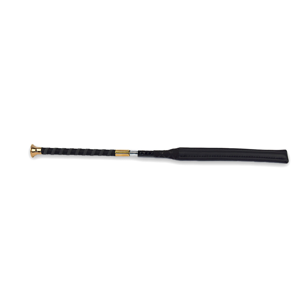 GS Equestrian Bat Whip With Rose Gold Top 50cm