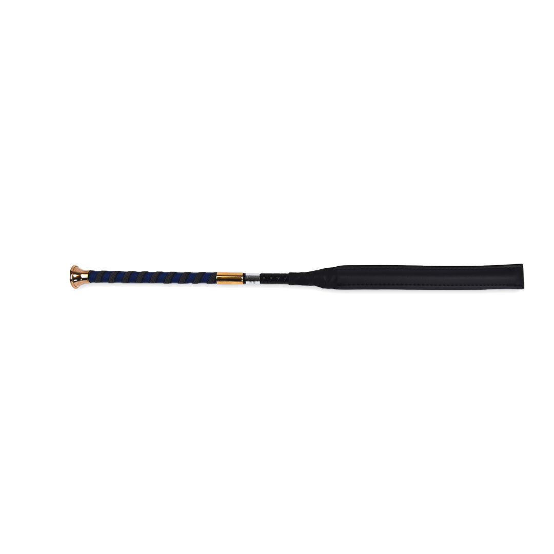 GS Equestrian Bat Whip With Rose Gold Top 50cm