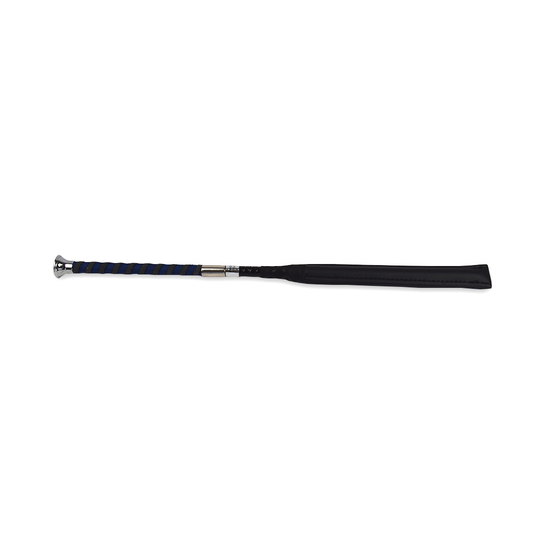 GS Equestrian Bat Whip With Silver Top 50cm